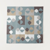 Middelgrote eeuw Modern - Mint Chocolate Caramel Wandkleed (Voorkant (horizontaal))