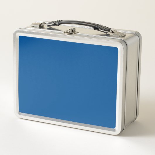 Middelgrote elektroblauwe vaste kleur (Voorkant)