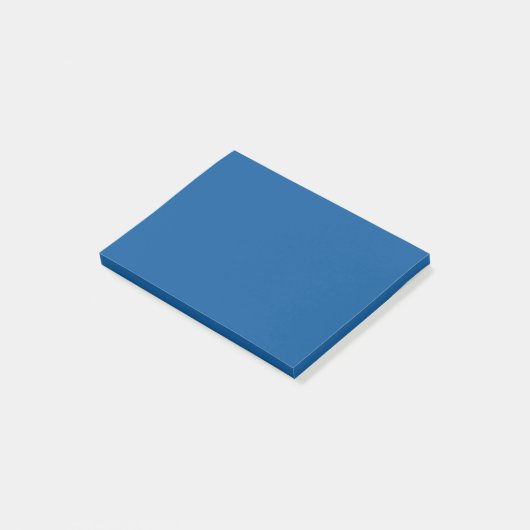 Middelgrote elektroblauwe vaste kleur post-it® notes (Schuin)