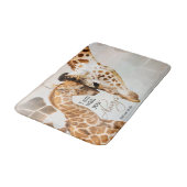 Middelgrote girafbadmat badmat (Gekanteld)