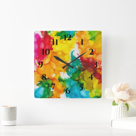 Middelgrote klok "Confetti Time" (Huis)