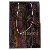 Middelgrote, matte, middelgrote Gift Bag "NET DIVO Medium Cadeauzakje (Voorkant)