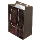 Middelgrote, matte, middelgrote Gift Bag "NET DIVO Medium Cadeauzakje (Voorkant Gekanteld)