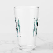 Middelgrote middeleeuwse atoomkatten met blauw glas (Links)