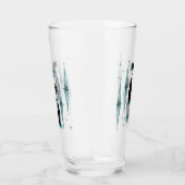 Middelgrote middeleeuwse atoomkatten met blauw glas (Rechts)