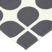 Middelgrote modder Geometrische vormen in zwart-wi Tafelkleed (Gekanteld)