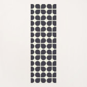 Middelgrote modder Geometrische vormen in zwart-wi Yogamat (Voorkant)