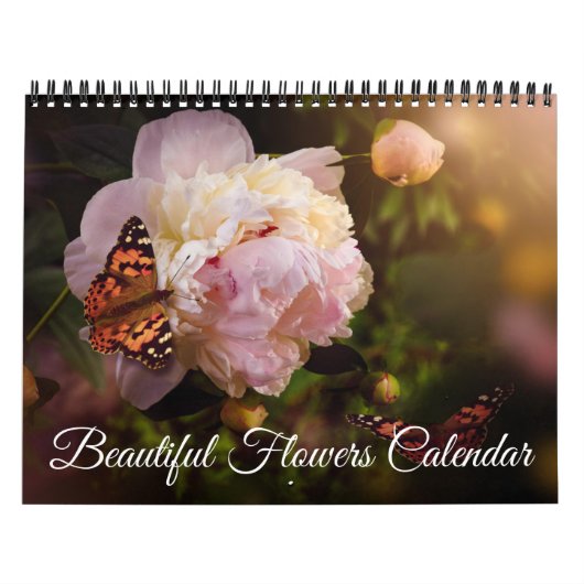 Middelgrote Mooie Bloemen Kalender (Hoes)