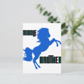 Middelgrote paardenfok briefkaart (Staand voorkant)