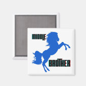 Middelgrote paardenfok magneet (Voorkant / Achterkant)