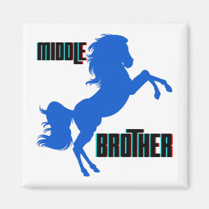 Middelgrote paardenfok magneet