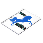 Middelgrote paardenfok notitieboek (Linkerzijde)