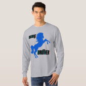 Middelgrote paardenfok t-shirt (Voorkant volledig)