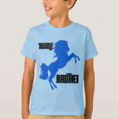Middelgrote paardenfok t-shirt (Voorkant)