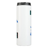 Middelgrote paardenfok thermosbeker (Achterkant)