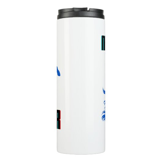 Middelgrote paardenfok thermosbeker (Achterkant)