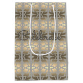 Middelgrote peulpapiertas medium cadeauzakje (Achterkant)