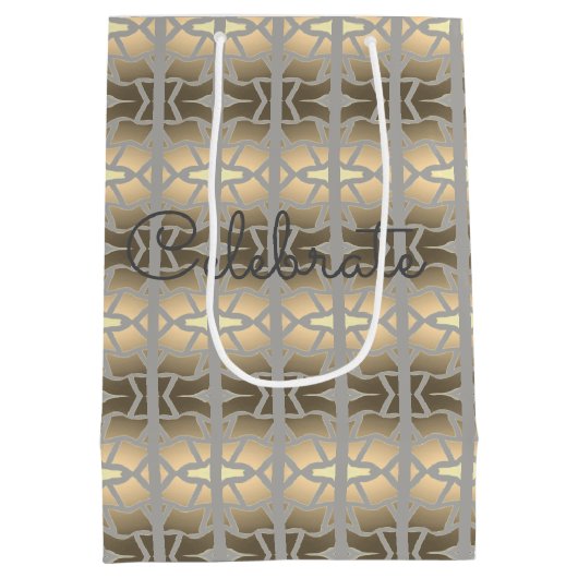 Middelgrote peulpapiertas medium cadeauzakje (Achterkant)