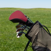 Middelgrote rode, vaste kleur voor kardinaal golfheadcover (Insitu)