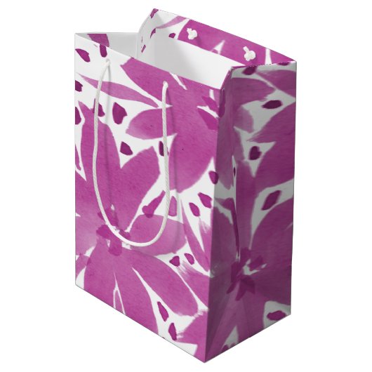 Middelgrote, speciaal voor het ontwerp ontworpen,  medium cadeauzakje (Achterkant Gekanteld)