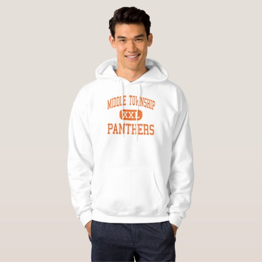 Middelgrote stad - Panthers - Kaapmei-gerechtshof Hoodie (Voorkant volledig)