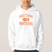 Middelgrote stad - Panthers - Kaapmei-gerechtshof Hoodie (Voorkant)