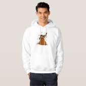 Middelgrote stapel lederen hoodies (Voorkant volledig)