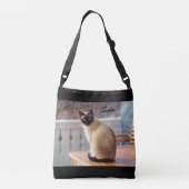 Middelgrote stijl: All-Over-Print Cross Body Bag, Crossbody Tas (Achterkant)