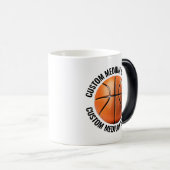 Middelgrote tekst & Basketbal 325ml Aangepaste war Magische Mok (Voorkant rechts)