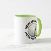 Middelgrote tekst LIME GROENE Combo 11oz Douane-ho Mok (Voorkant rechts)
