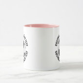 Middelgrote tekst RODE Combo 11oz Aangepaste Voetb Mok (Midden)