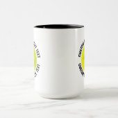 Middelgrote tekst ZWART Combo 15oz Aangepaste Pick Mok (Midden)