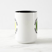Middelgrote tekst ZWART Combo 15oz Aangepaste Tenn Mok (Midden)