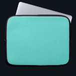 Middelgrote turquoise Solid Plain Color Laptop Sleeve<br><div class="desc">Femininity,  meisjeskleurstijl. Een turquoise staat voor kalmte,  creativiteit en emotioneel evenwicht. Het is ongetwijfeld een aantrekkelijke,  modieuze,  schattige kijk. Leuk om het te hebben en om je heen te bestaan.</div>