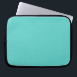 Middelgrote turquoise Solid Plain Color Laptop Sleeve<br><div class="desc">Femininity, meisjeskleurstijl. Een turquoise staat voor kalmte, creativiteit en emotioneel evenwicht. Het is ongetwijfeld een aantrekkelijke, modieuze, schattige kijk. Leuk om het te hebben en om je heen te bestaan.</div>