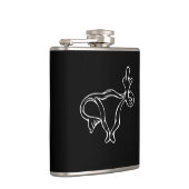 Middelgrote vingers Uterus Pro-keuze Heupfles (Rechts)