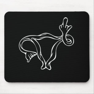 Middelgrote vingers Uterus Pro-keuze Muismat
