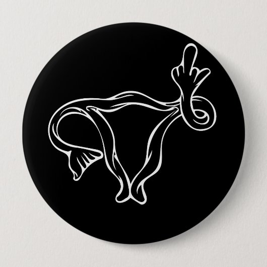 Middelgrote vingers Uterus Pro-keuze Ronde Button 4,0 Cm (Voorkant)