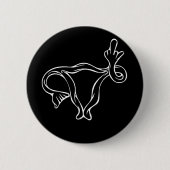 Middelgrote vingers Uterus Pro-keuze Ronde Button 5,7 Cm (Voorkant)