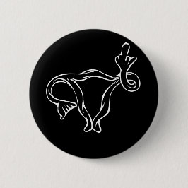 Middelgrote vingers Uterus Pro-keuze Ronde Button 5,7 Cm