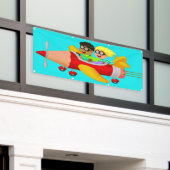 Middelgrote welkomstserie banner (Buitenkant Gebouw)