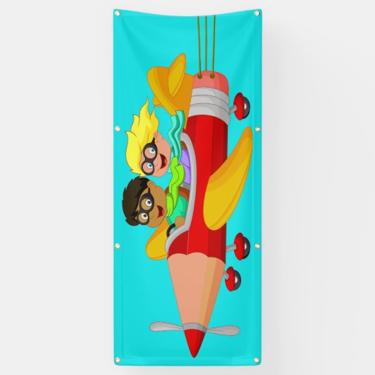 Middelgrote welkomstserie banner (Verticaal)