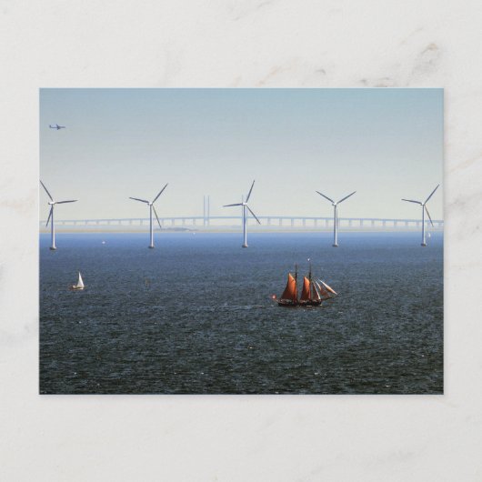 Middelgrunden Wind Boerderij, Oresund, Denemarken Briefkaart (Voorkant)