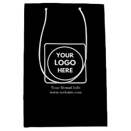 Middelhoge cadeautas | Aangepast zakelijk logo 