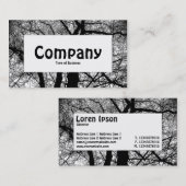 Middellabel - Hogecontraststructuur Visitekaartje (Voorkant / Achterkant)