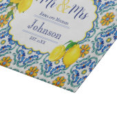 Middellandse Citroen Mr & Mrs Cadeau voor Jonggehu Snijplank (Hoek)