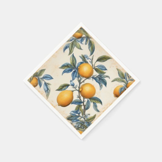 Middellandse Citroenboomgaard Servet (Hoek)