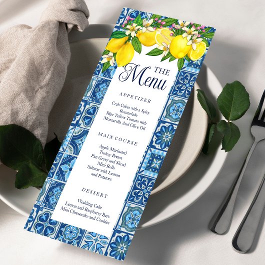 Middellandse Tegels en Citroenen Menu