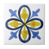 Middellandse-tegels, majolica, Siciliaanse stijl C Tegeltje (Voorkant)