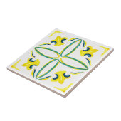 Middellandse-tegels, majolica, Siciliaanse stijl Tegeltje (Zijkant)